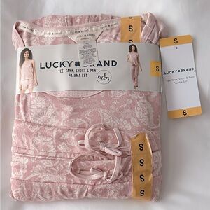 Lucky Brand Woman’s Soft Pink Pajama Set - Size Small (4-6)